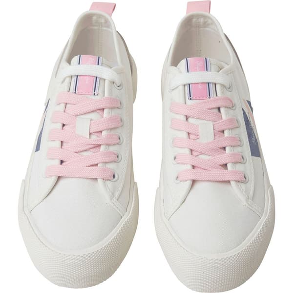 Pepe Jeans Matalat Kouluttimet Allen Flag Color Valkoinen EU 37 Nainen