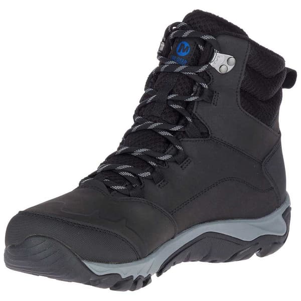 Merrell Wp Vandringskängor I Läder Vego Thermo Mid Svart EU 42 Man