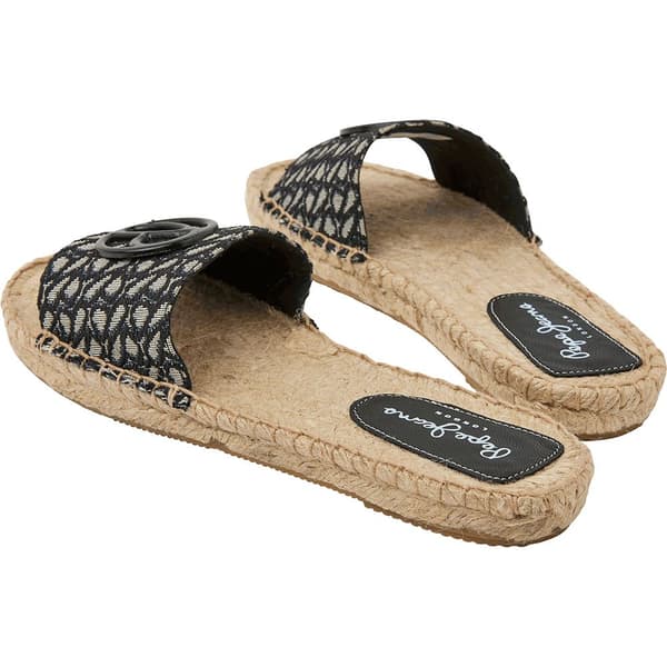Pepe Jeans Sandaler Siva Jacquard Svart EU 38 Kvinna