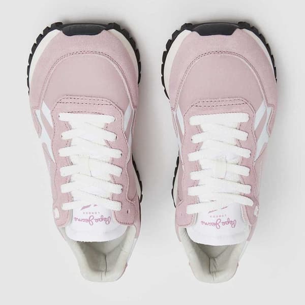 Pepe Jeans Valmentajat Brit-on Print Pinkki EU 38 Nainen