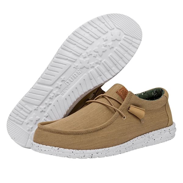 Hey Dude Sko Wally Washed Canvas Brun EU 41 Mand