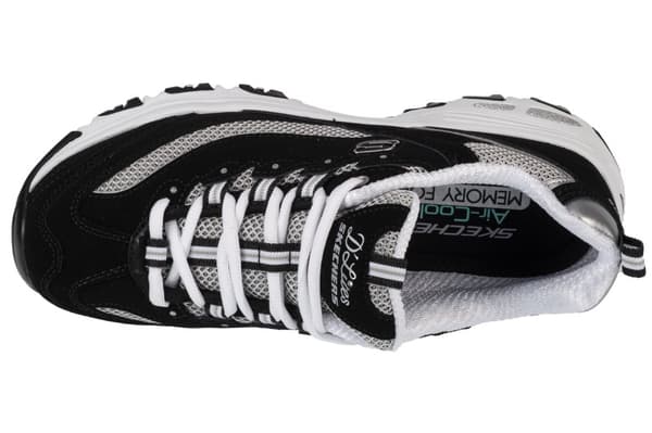 Skechers D'Lites - Roam Around 13150-BKW, Kvinna, Sneakers, svart