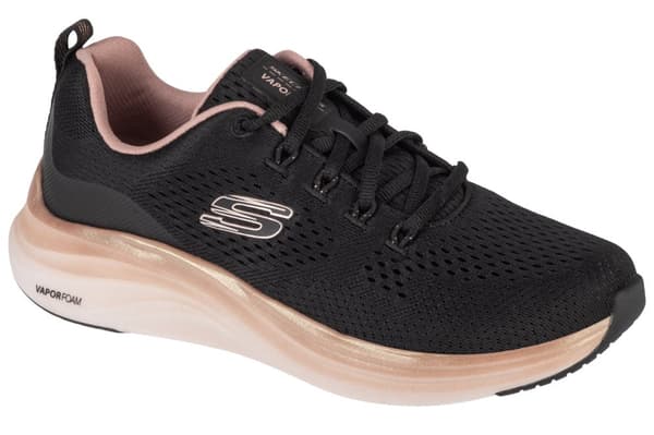 Skechers Vapor Foam - Midnight Glimmer 150025-BKRG, Kvinna, Sneakers, svart