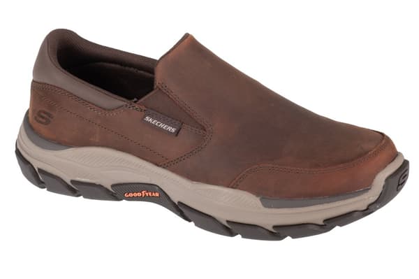 Skechers Respected - Calum 204480-CDB, Man, Halva skor, brun Brown 42,5