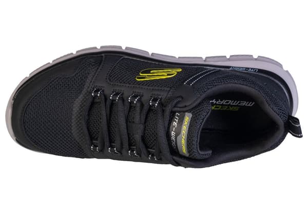 Skechers Track-Knockhill 232001-BKLM, Mand, Sneakers, sort