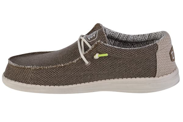Hey Dude Wally Braided 40003-2BS, Man, Sneakers, brun