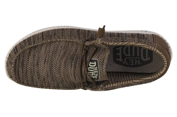 Hey Dude Wally Sox 40019-255, Man, Sneakers, brun