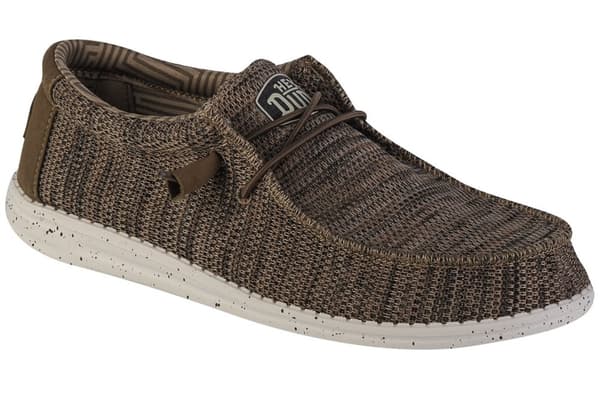 Hey Dude Wally Sox 40019-255, Man, Sneakers, brun