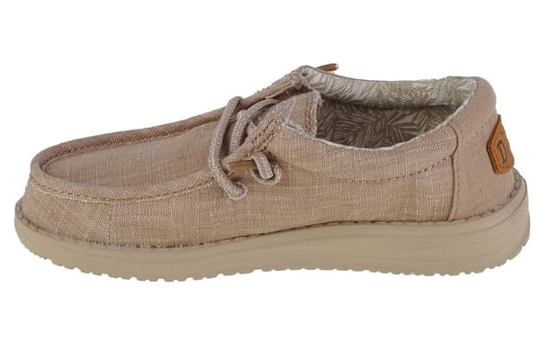 Hey Dude Wally Youth Basic 40041-205, til Dreng, Sneakers, beige
