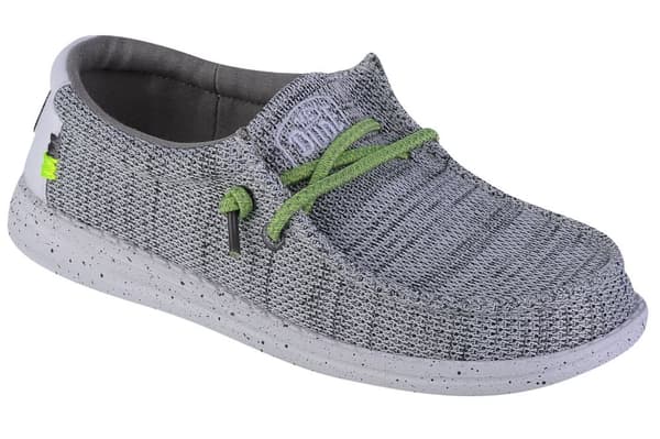 Hey Dude Wally Youth Sox 40049-1KA, för Pojke, Sneakers, grå Grey 30