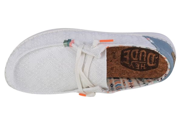 Hey Dude Wendy Boho 40054-1KF, Kvinna, Sneakers, vit