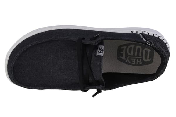 Hey Dude Wendy Rise 40074-001, Kvinna, Sneakers, svart