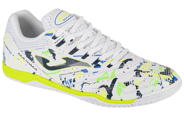 Joma Maxima 2432 IN MAXS2432IN, Man, Fotbollstränare inomhus, vit