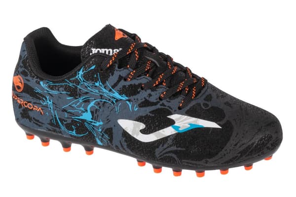 Joma Super Copa Jr 2431 AG SCJS2431AG, för Pojke, Fotbollsskor, svart Black 38