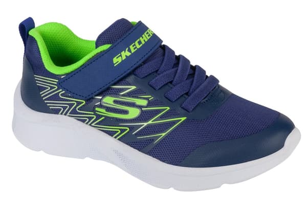 Skechers Microspec Texlor 403770L-NVLM, til Dreng, Sneakers, marine blå