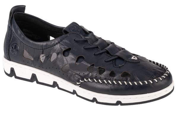 Rieker Shoes 49956-14, Kvinna, Halva skor, svart