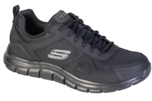 Skechers Track-Scloric Wide 52631W-BBK, Man, Sneakers, svart