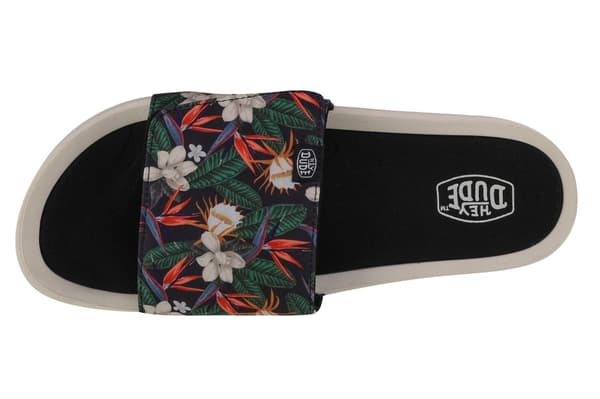 Hey Dude Phoenix Tropical 40146-3VF, Man, Tofflor, flerfärgad