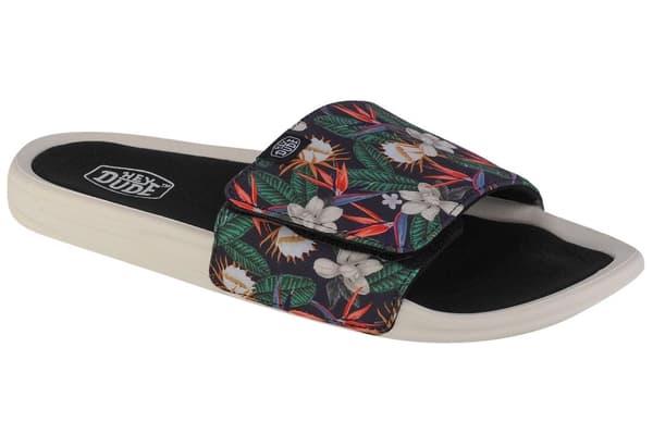 Hey Dude Phoenix Tropical 40146-3VF, Man, Tofflor, flerfärgad