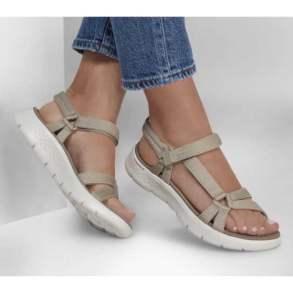 Skechers Sandal Go Walk Flex Gylden EU 39 Kvinde
