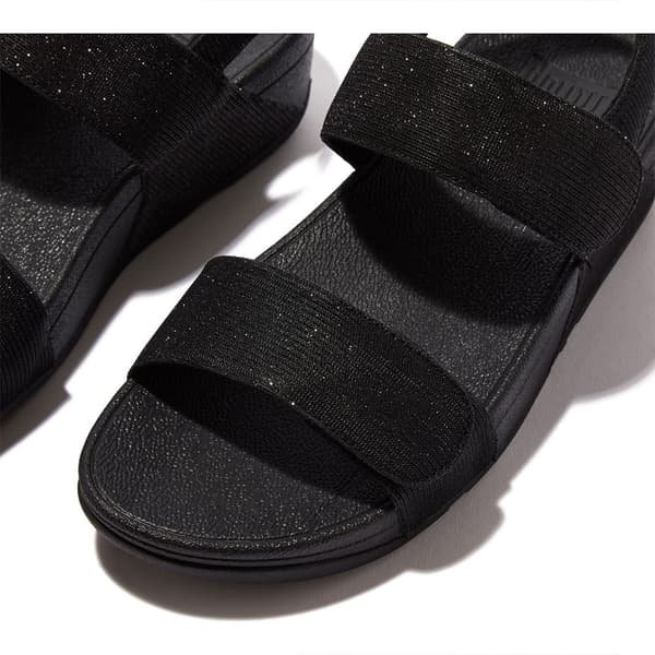 Fitflop Sandaler Lulu Adjustable Shimmerlux B-st Sort EU 38 Kvinde