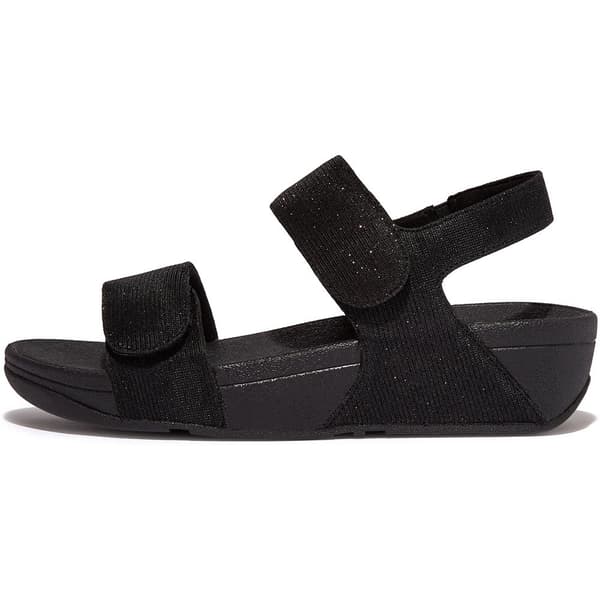 Fitflop Sandaler Lulu Adjustable Shimmerlux B-st Sort EU 38 Kvinde