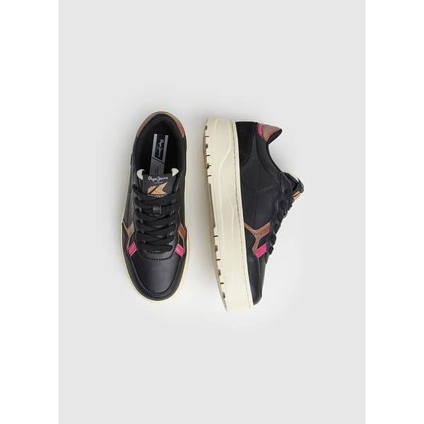 Pepe Jeans Utbildare Kore Poppy Svart EU 38 Kvinna