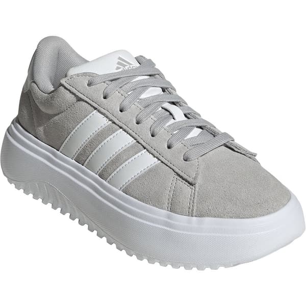 Adidas Trænere Grand Court Platform Suede Grå EU 40 Kvinde