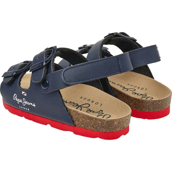 Pepe Jeans Sandaler Bio Double Kansas Bk Blå EU 28 Dreng