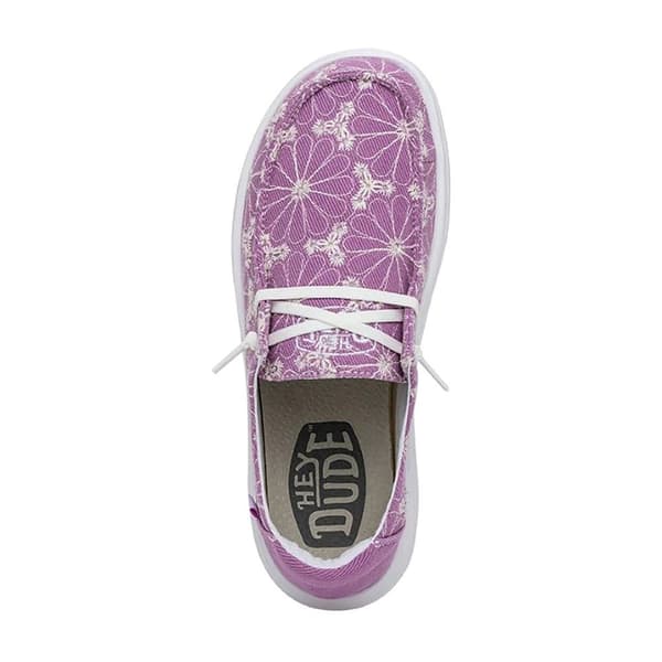 Hey Dude Skor Wendy Rise Eyelet Lila EU 39 Kvinna