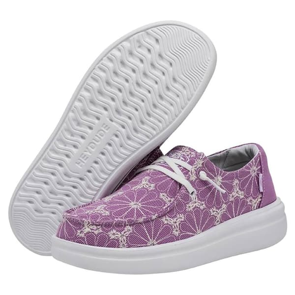 Hey Dude Skor Wendy Rise Eyelet Lila EU 39 Kvinna