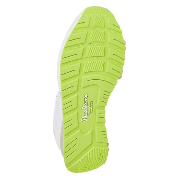 Pepe Jeans Utbildare Brit Neon Vit EU 36 Kvinna
