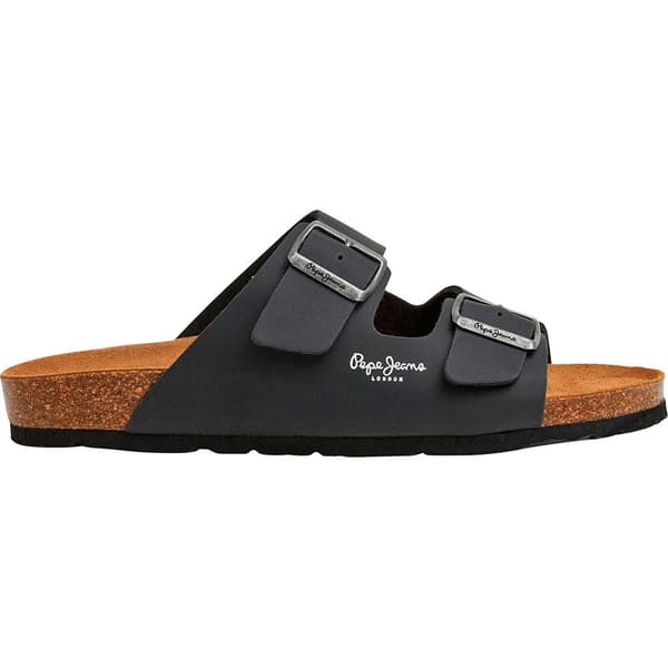 Pepe Jeans Sandaler Bio Double Kansas Sort EU 40 Mand