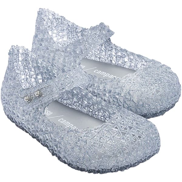 Melissa Babybalettpumpar Mini Campana Papel Silver EU 27 Flicka