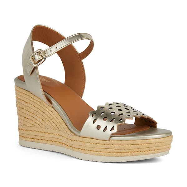 Geox Espadrilles Ponza Guld EU 37 Kvinna