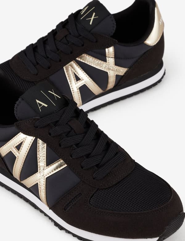 Armani Exchange Sneaker Classique Contrasté Svart EU 37 1/2 Kvinna