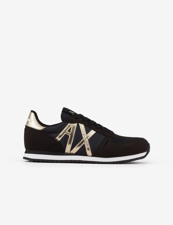Armani Exchange Sneaker Classique Contrasté Svart EU 37 1/2 Kvinna