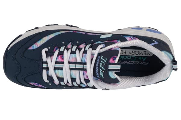 Skechers D'Lites-Blooming Fields 149794-NVMT, Kvinna, Sneakers, marinblå
