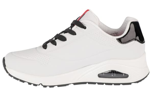 Skechers Uno-Rolling Stones Single 177965-WBK, Kvinna, Sneakers, vit