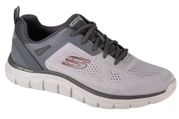 Skechers Track-Broader 232698-GYCC, Man, Sneakers, grå