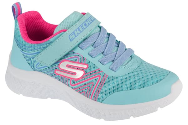 Skechers Microspec Plus - Swirl Sweet 303535L-AQPK, til Pige, Sneakers, blå