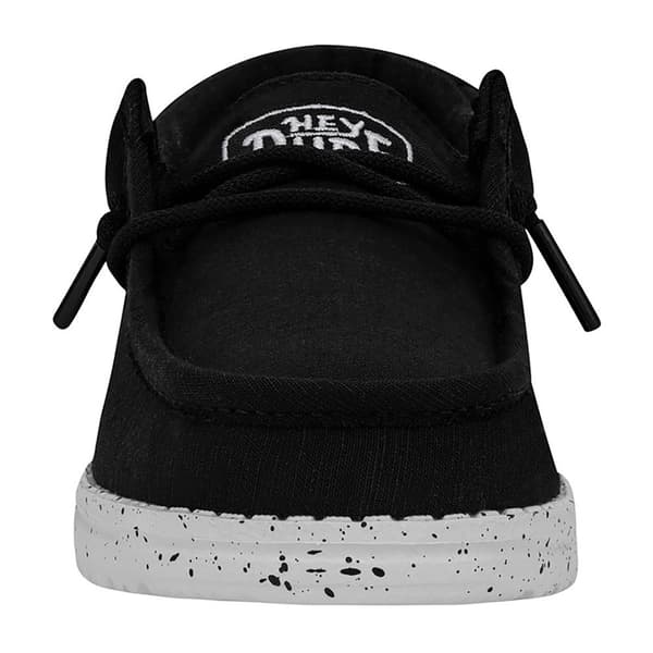 Hey Dude Ungdomsskor Wally Slub Canvas Svart EU 35 Pojke