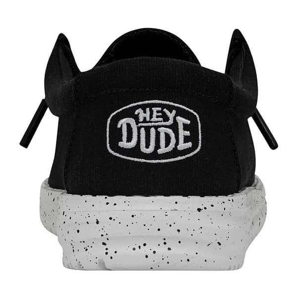 Hey Dude Ungdomsskor Wally Slub Canvas Svart EU 35 Pojke