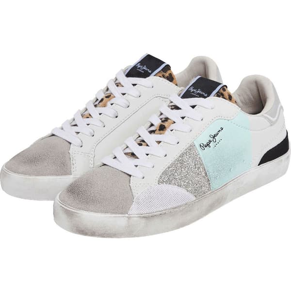 Pepe Jeans Valmentajat Lane Shine Valkoinen EU 38 Nainen