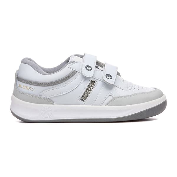 Paredes Estrella Piel Velcro Skoe Hvid EU 40 Mand