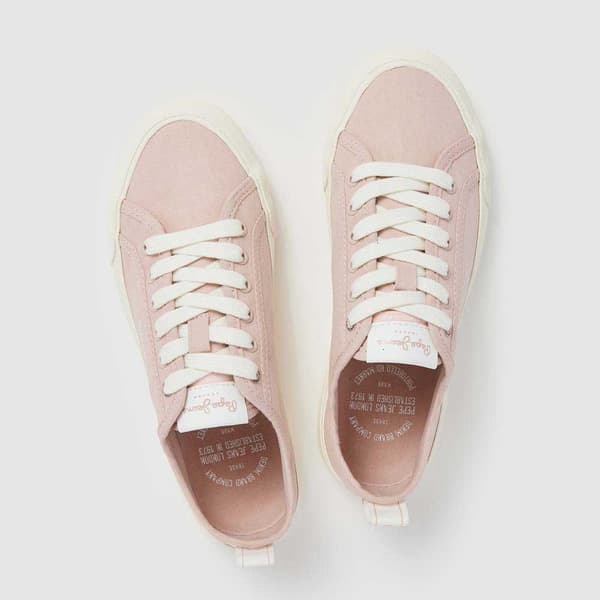 Pepe Jeans Utbildare Allen Band Rosa EU 38 Kvinna