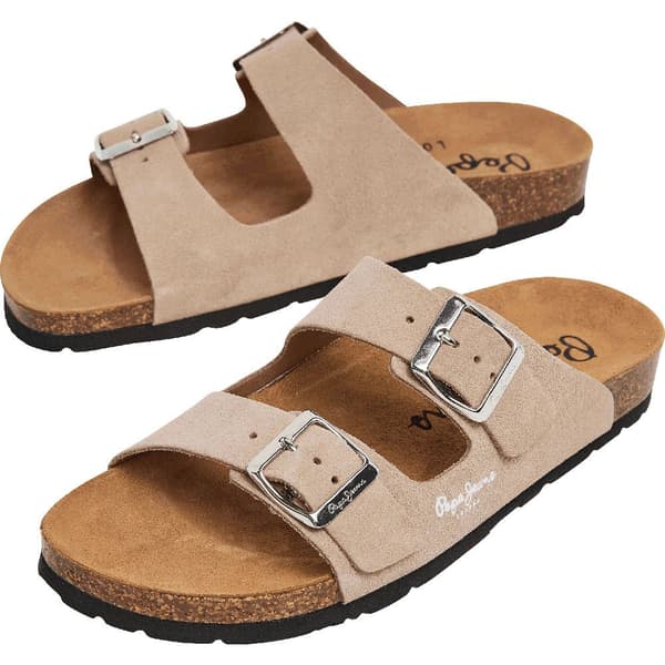 Pepe Jeans Sandaalit Oban Suede Ruskea EU 39 Nainen