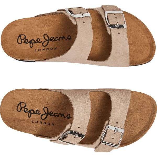 Pepe Jeans Sandaalit Oban Suede Ruskea EU 39 Nainen