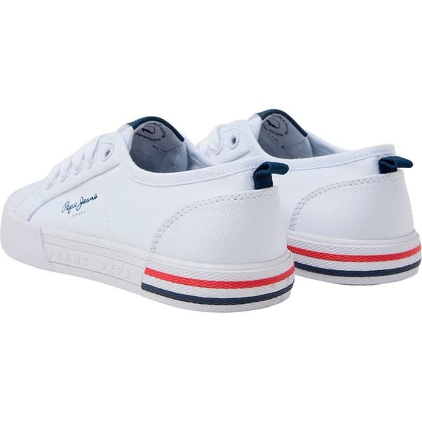 Pepe Jeans Matalat Tennarit Brady Basic Valkoinen EU 33 Poika