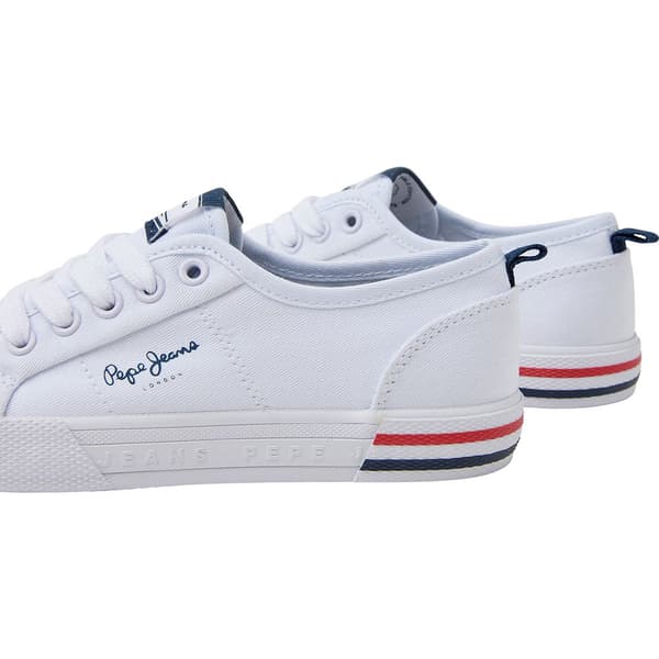 Pepe Jeans Matalat Tennarit Brady Basic Valkoinen EU 33 Poika